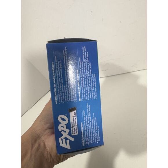 Expo Low Odor Chisel Tip Dry Erase Markers Black 12 Pack 80001 Lot Of 2 Total 24 - Picture 6 of 6